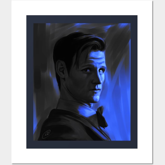 The 11th Doctor - portrait Wall Art by dangerbeforeyou